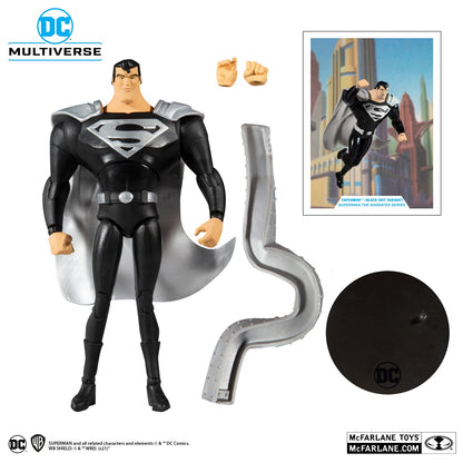 Superman the Animated Series, figurine 7" Superman Black Suit Variant (McFarlane)