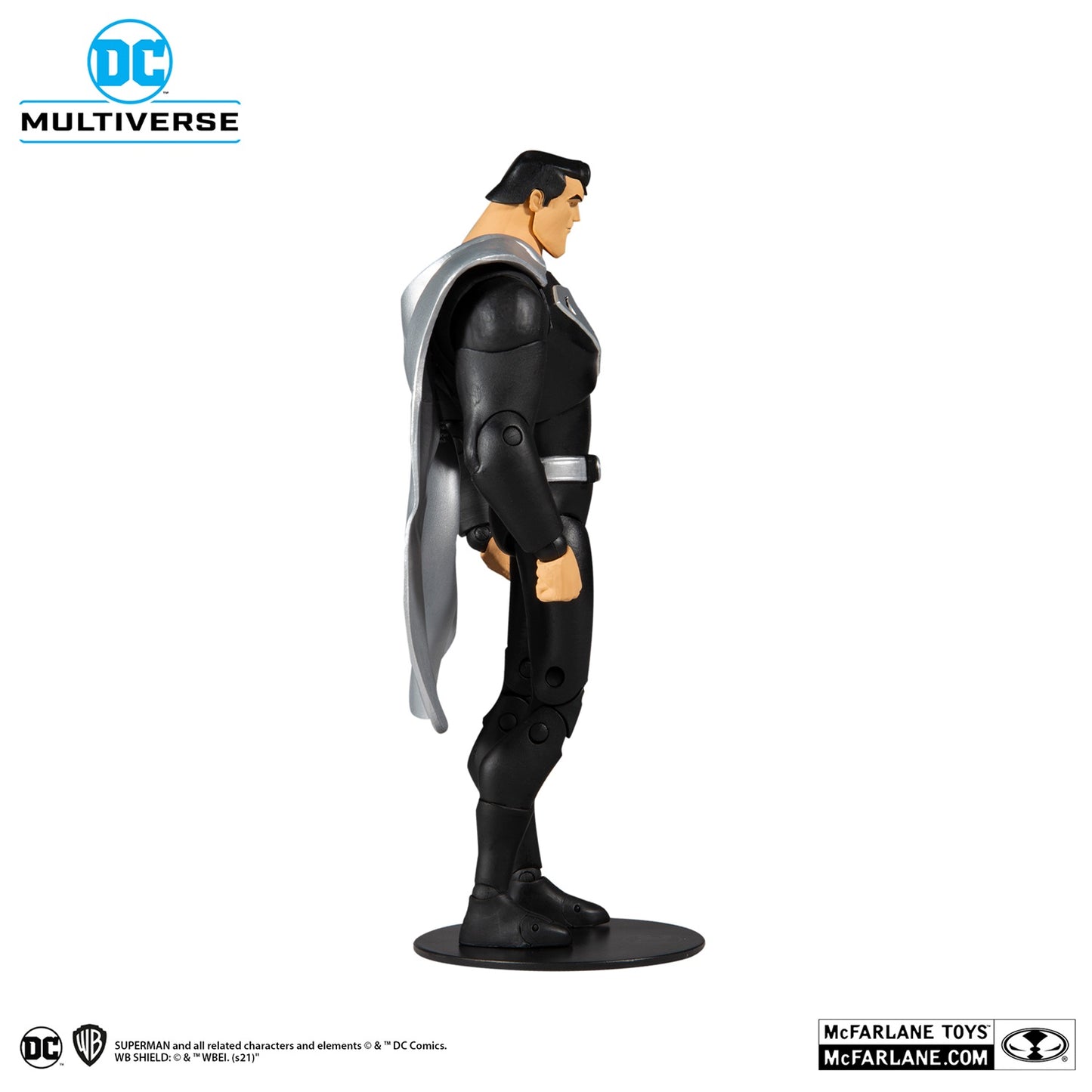 Superman the Animated Series, figurine 7" Superman Black Suit Variant (McFarlane)