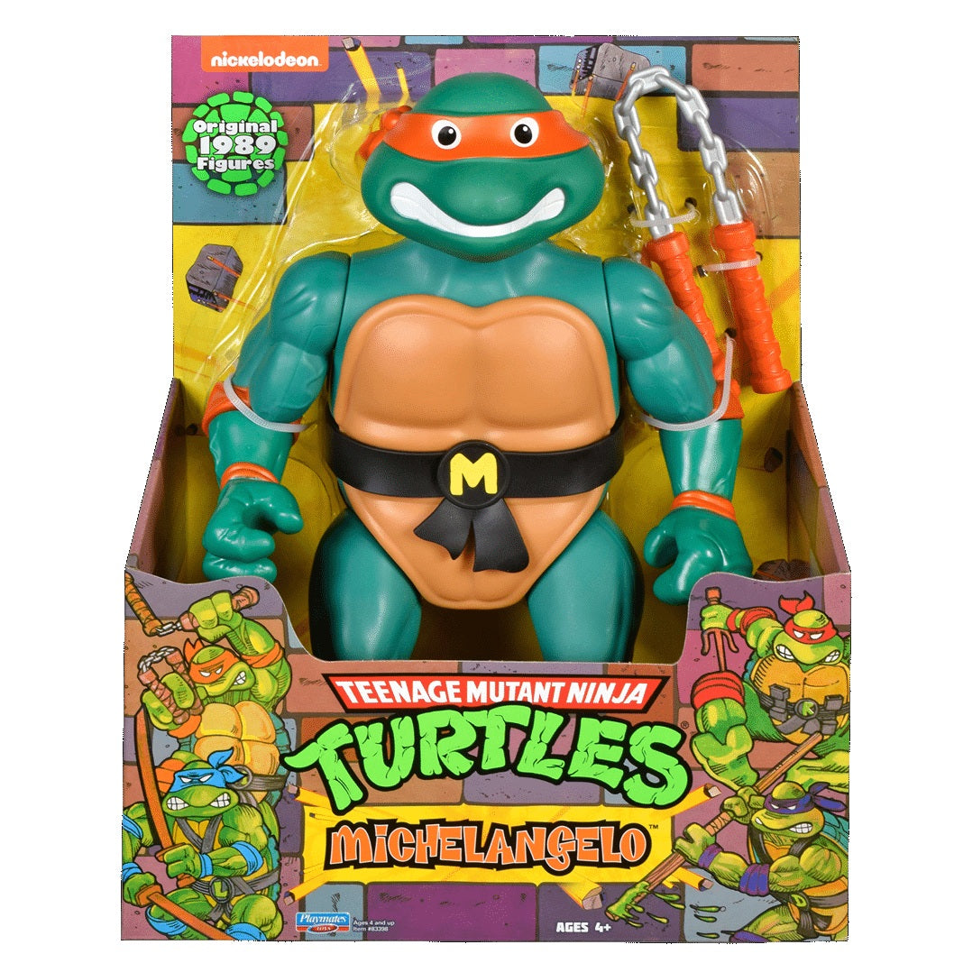 Les tortues ninja, classic giant Michelangelo en boite