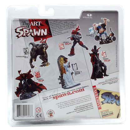 The Art of Spawn figurine Wanda 2 arrière de la boite