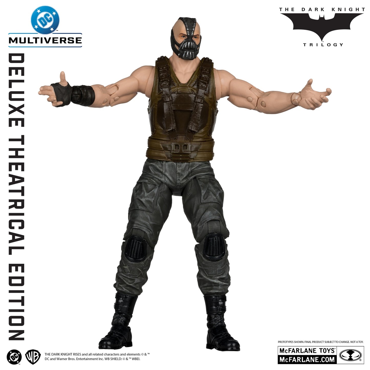 Batman The Dark Knight Rises figurine Bane Deluxe Theatrical Edition en action