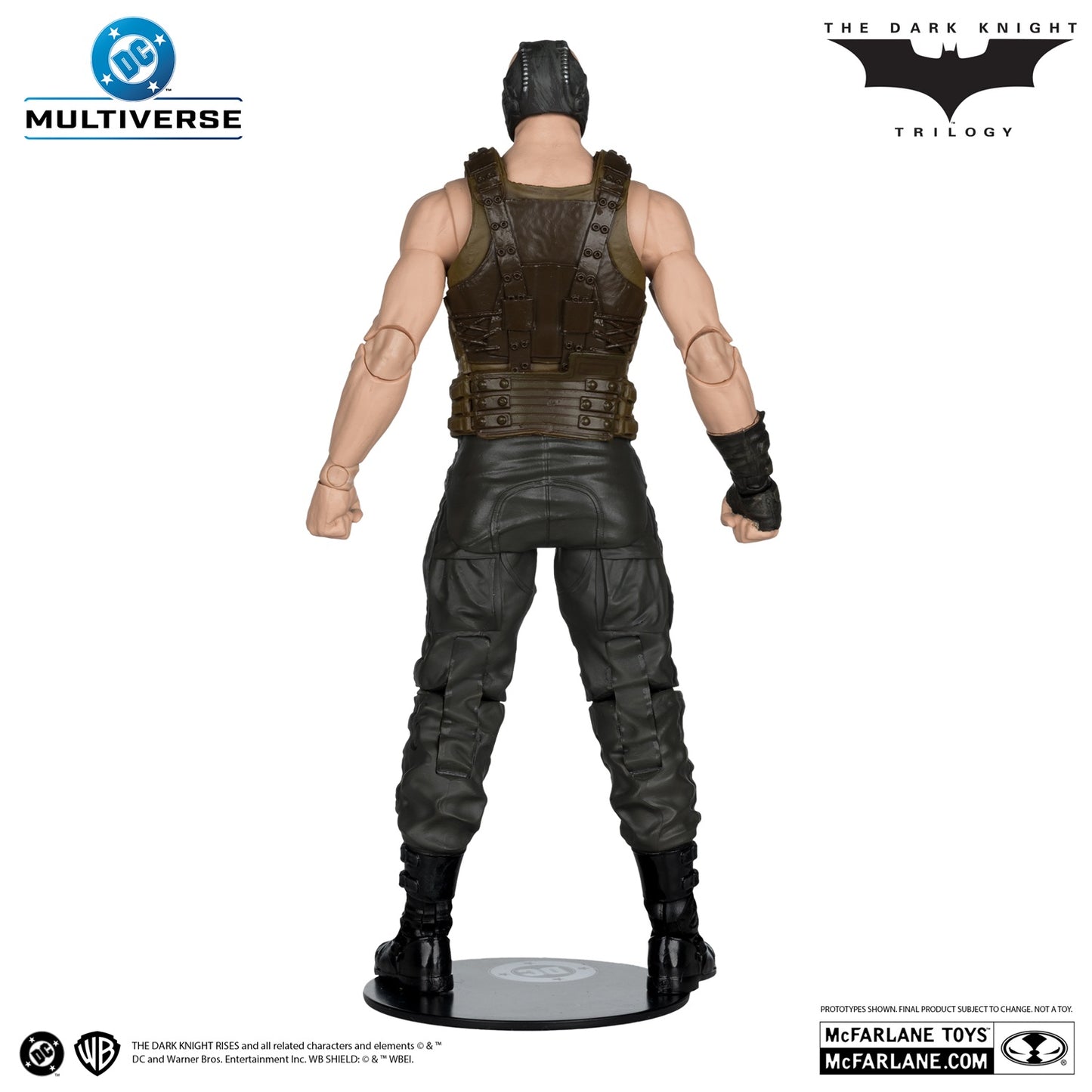 Batman The Dark Knight Rises figurine Bane Deluxe Theatrical Edition de dos