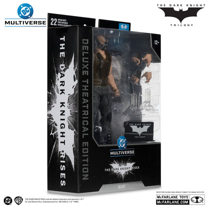 Batman The Dark Knight Rises figurine Bane Deluxe Theatrical Edition boite de 3/4