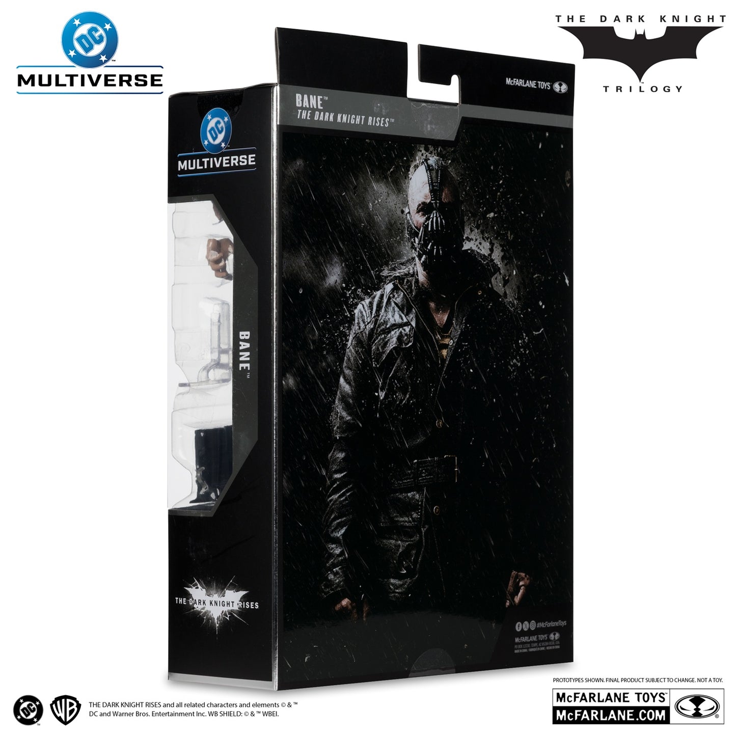 Batman The Dark Knight Rises figurine Bane Deluxe Theatrical Edition arrière de la boite