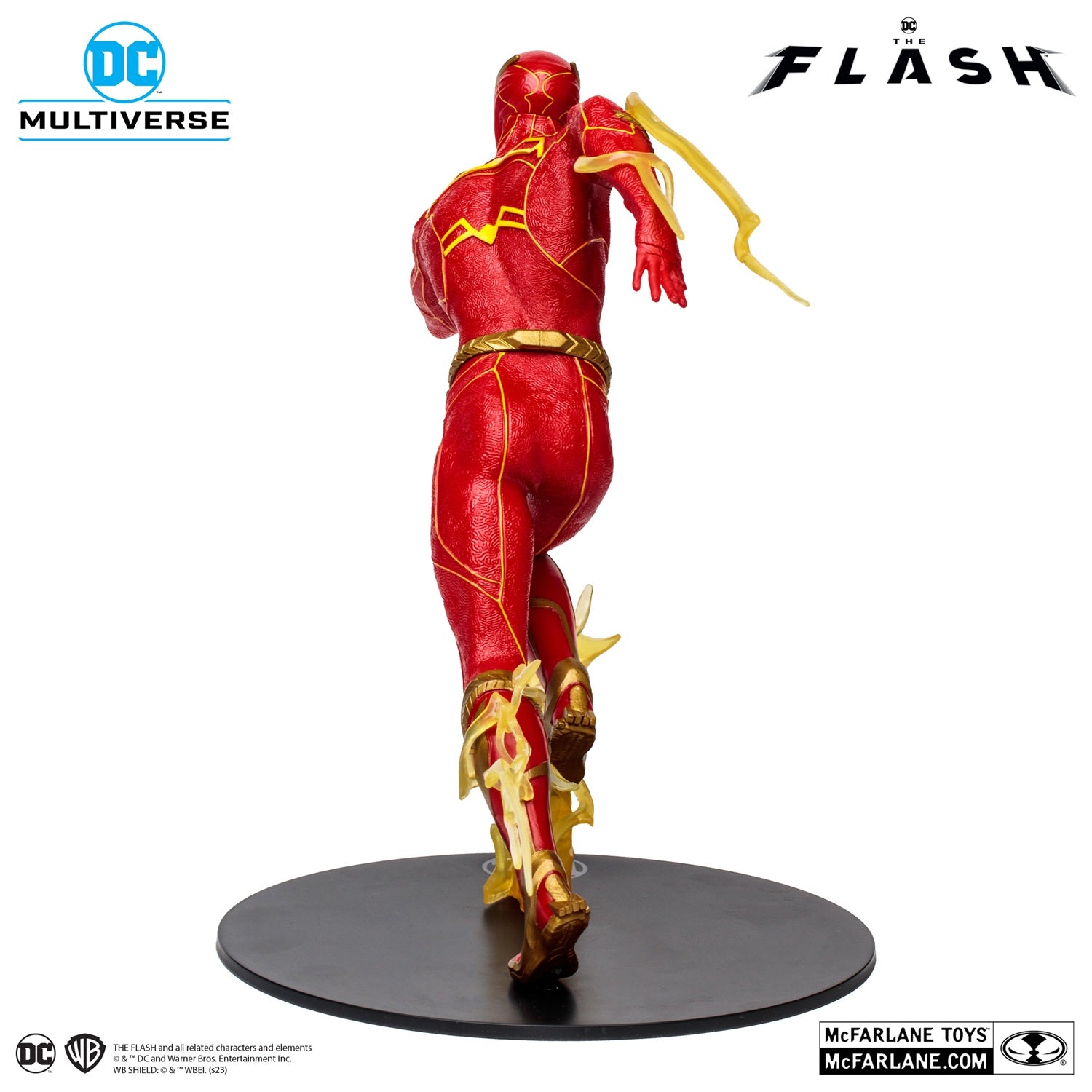 The Flash figurine 12" McFarlane de dos