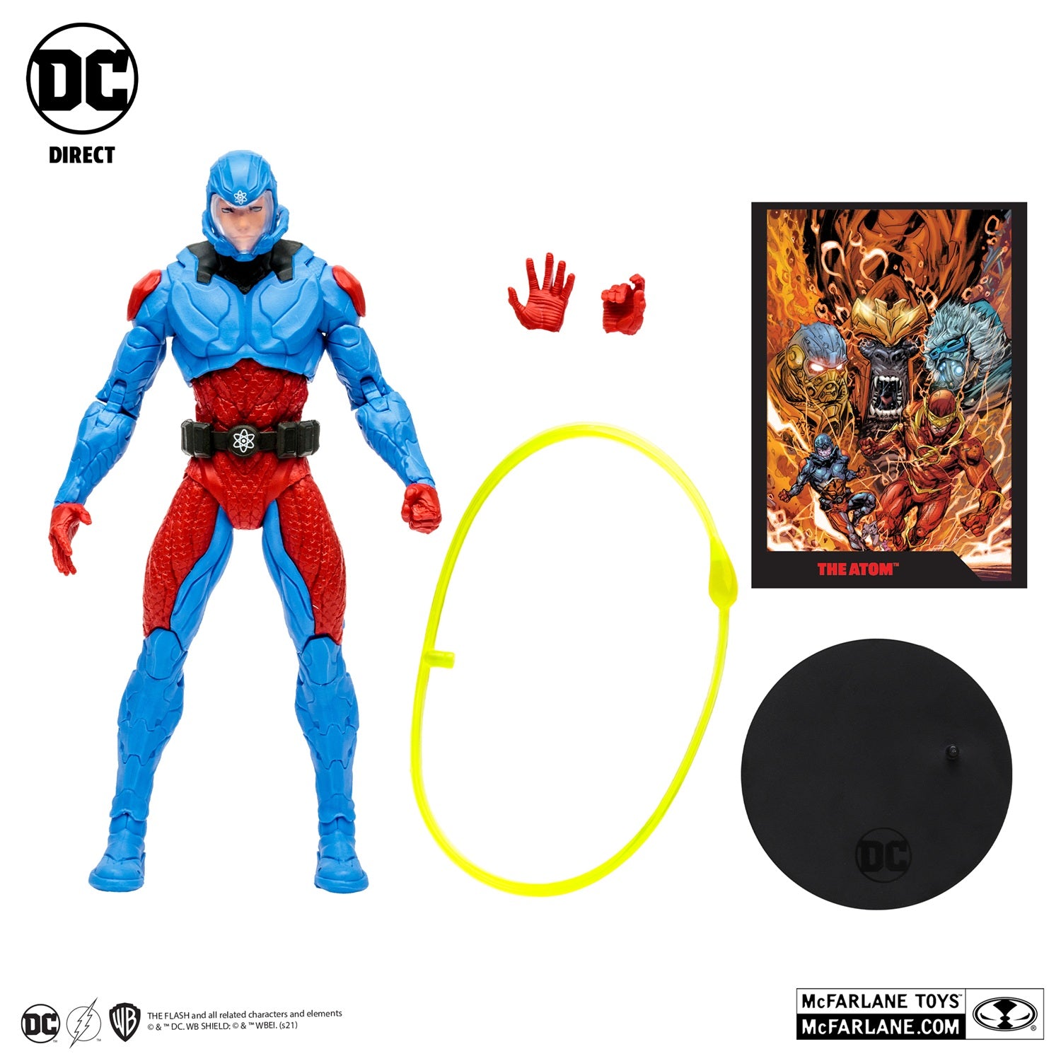 The Flash figurine The Atom Page Punchers McFarlane avec les accessoires