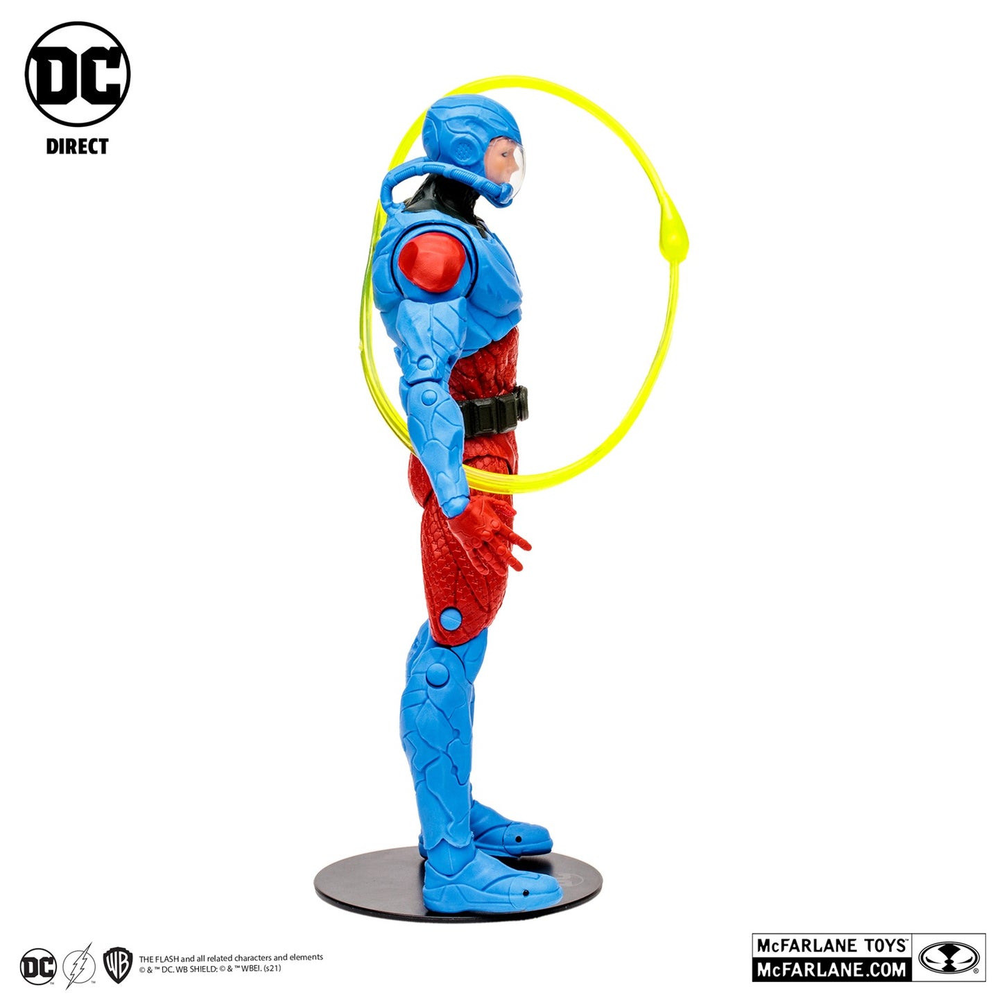 The Flash figurine The Atom Page Punchers McFarlane de profil