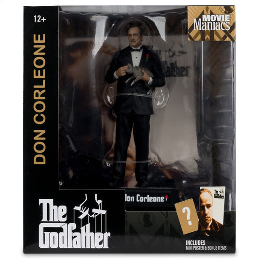 Le Parrain figurine Movie Maniacs Don Corleone en boite