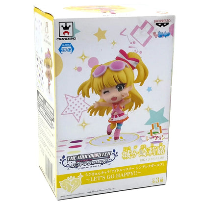 The Idolmaster Cinderella Girl figurine Rika Jougasaki Let's Go Happy devant de la boite