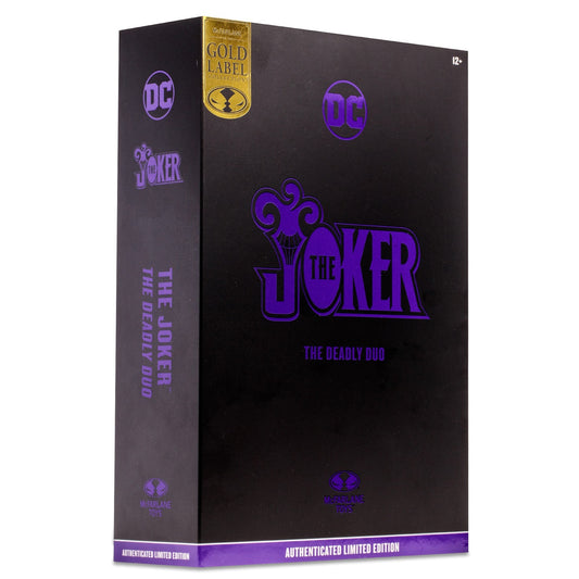 Figurine The Joker Deadly Duo Gold Label McFarlane en boite