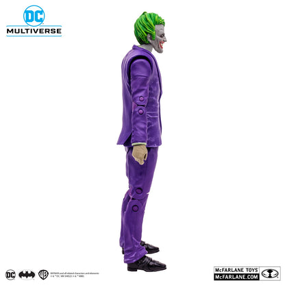 Figurine The Joker Deadly Duo Gold Label McFarlane de profil