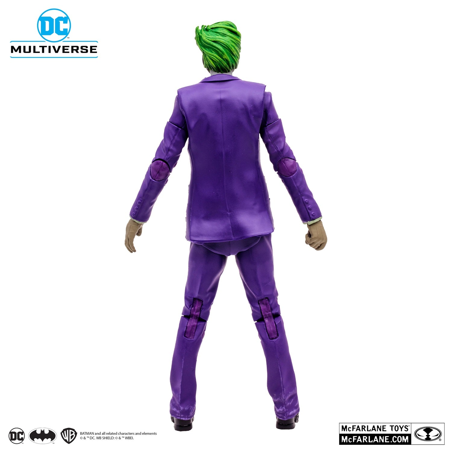 Figurine The Joker Deadly Duo Gold Label McFarlane de dos