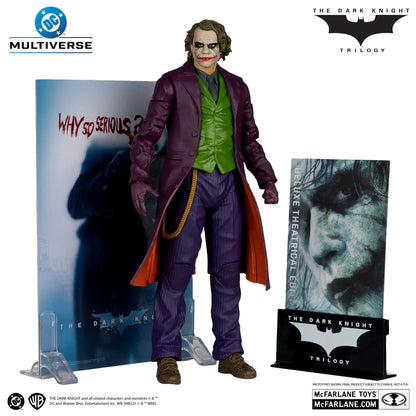 Batman The Dark Knight figurine The Joker DeLuxe Theatrical Edition avec le mini poster