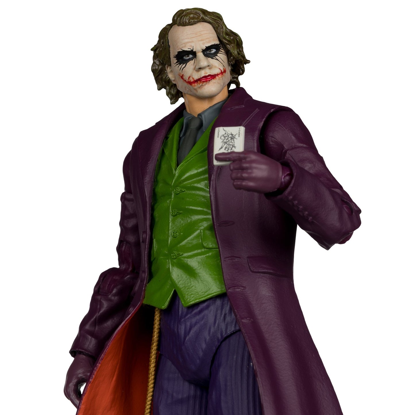 Batman The Dark Knight figurine The Joker DeLuxe Theatrical Edition en gros plan