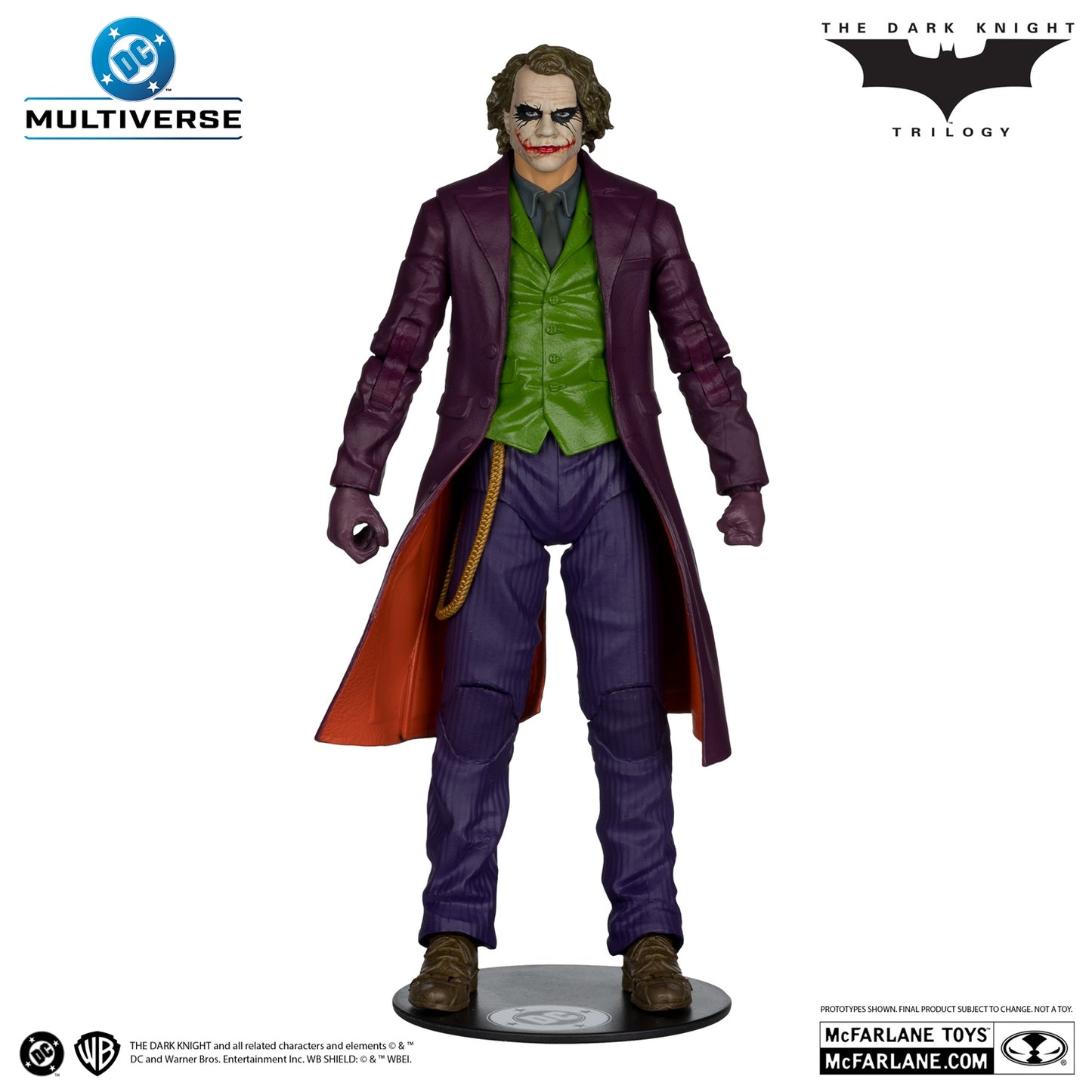 Batman The Dark Knight figurine The Joker DeLuxe Theatrical Edition de face