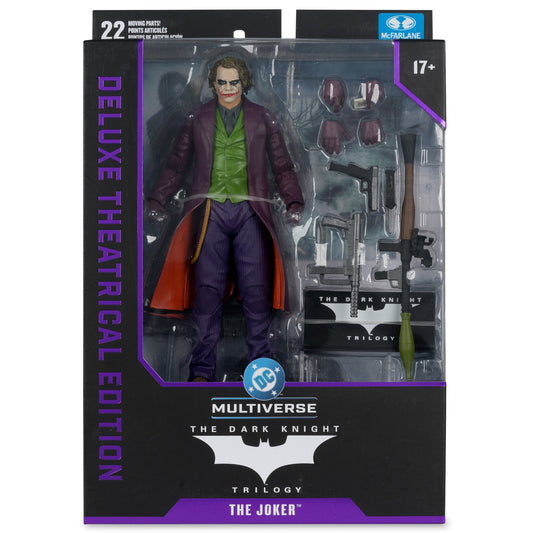 Batman The Dark Knight figurine The Joker DeLuxe Theatrical Edition en boite