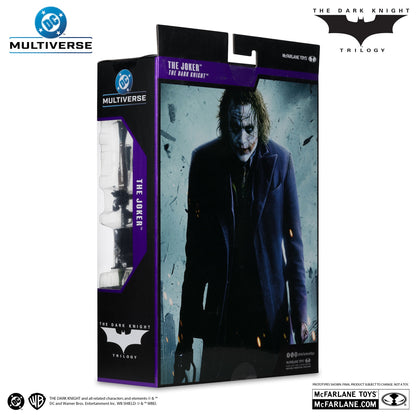 Batman The Dark Knight figurine The Joker DeLuxe Theatrical Edition arrière de la boite