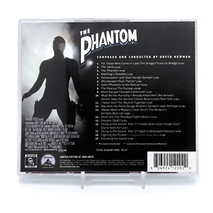 Trame sonore en édition limité du film The Phantom vue de l'arrière