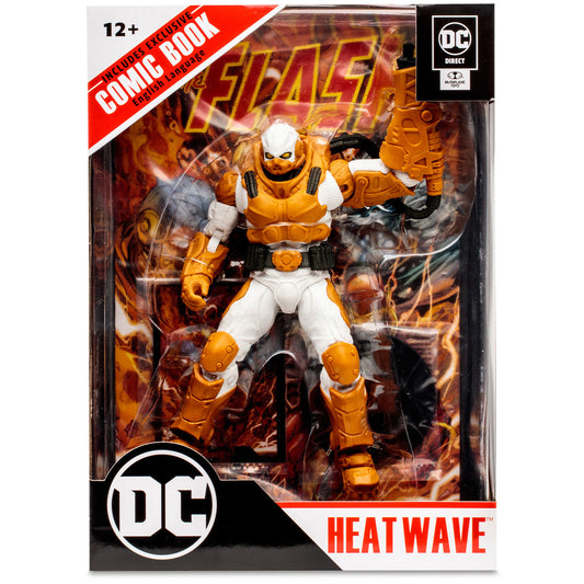 The Flash (Comic), figurine 7" Heat Wave page punchers (McFarlane)