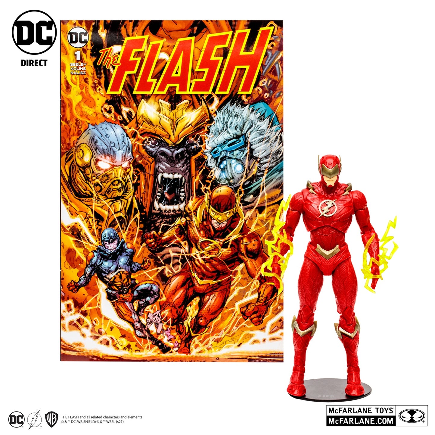The Flash (Comic), figurine 7" The Flash page punchers (McFarlane)
