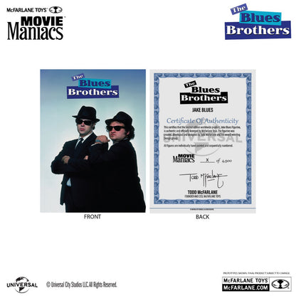 The Blues Brothers ensemble de 2 figurines Elwood et Jake avec certificat