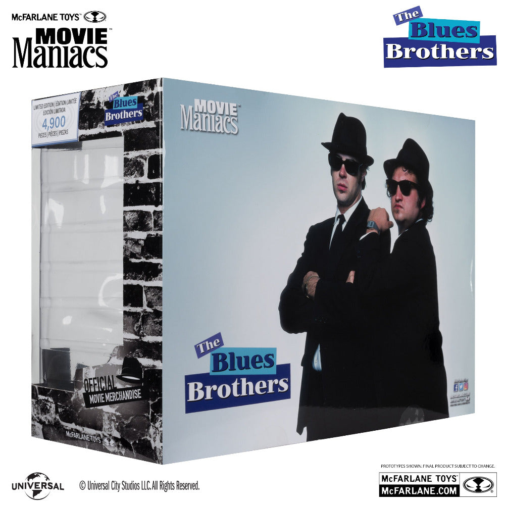 The Blues Brothers ensemble de 2 figurines Elwood et Jake boite arriere