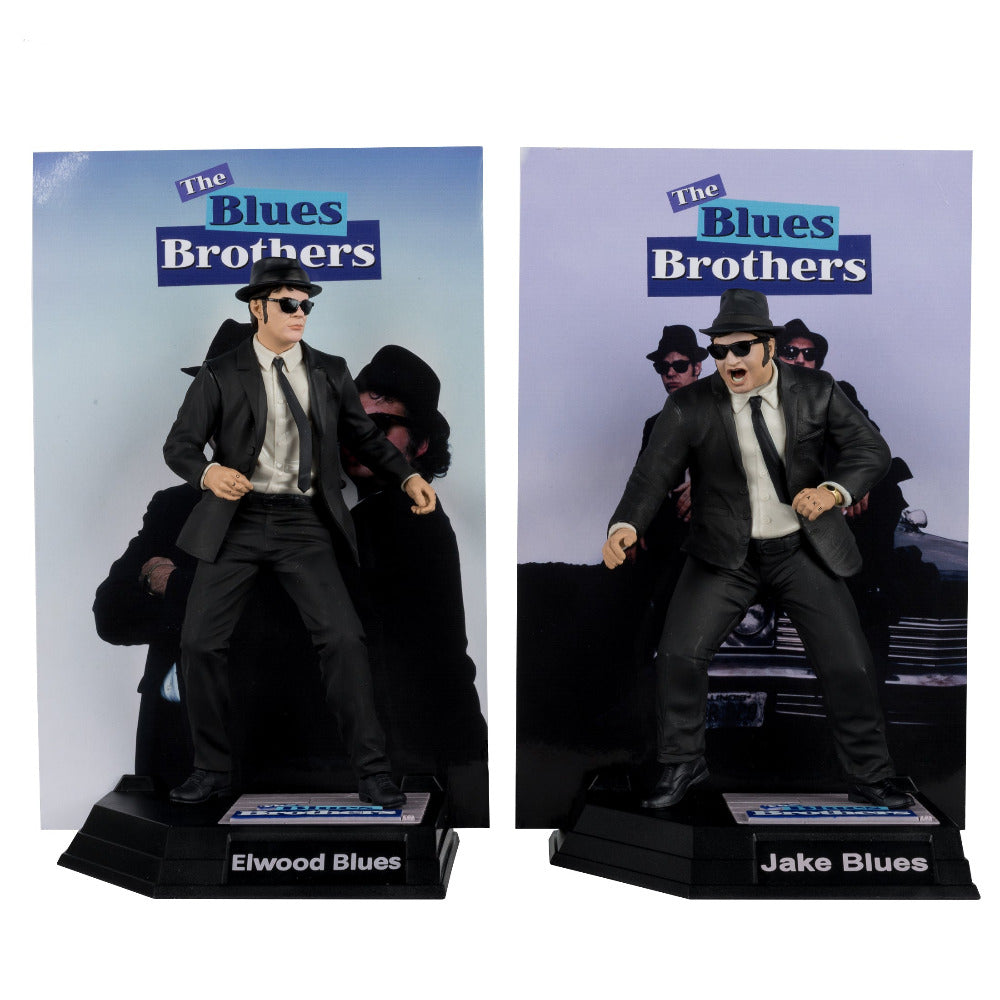 The Blues Brothers ensemble de 2 figurines Elwood et Jake