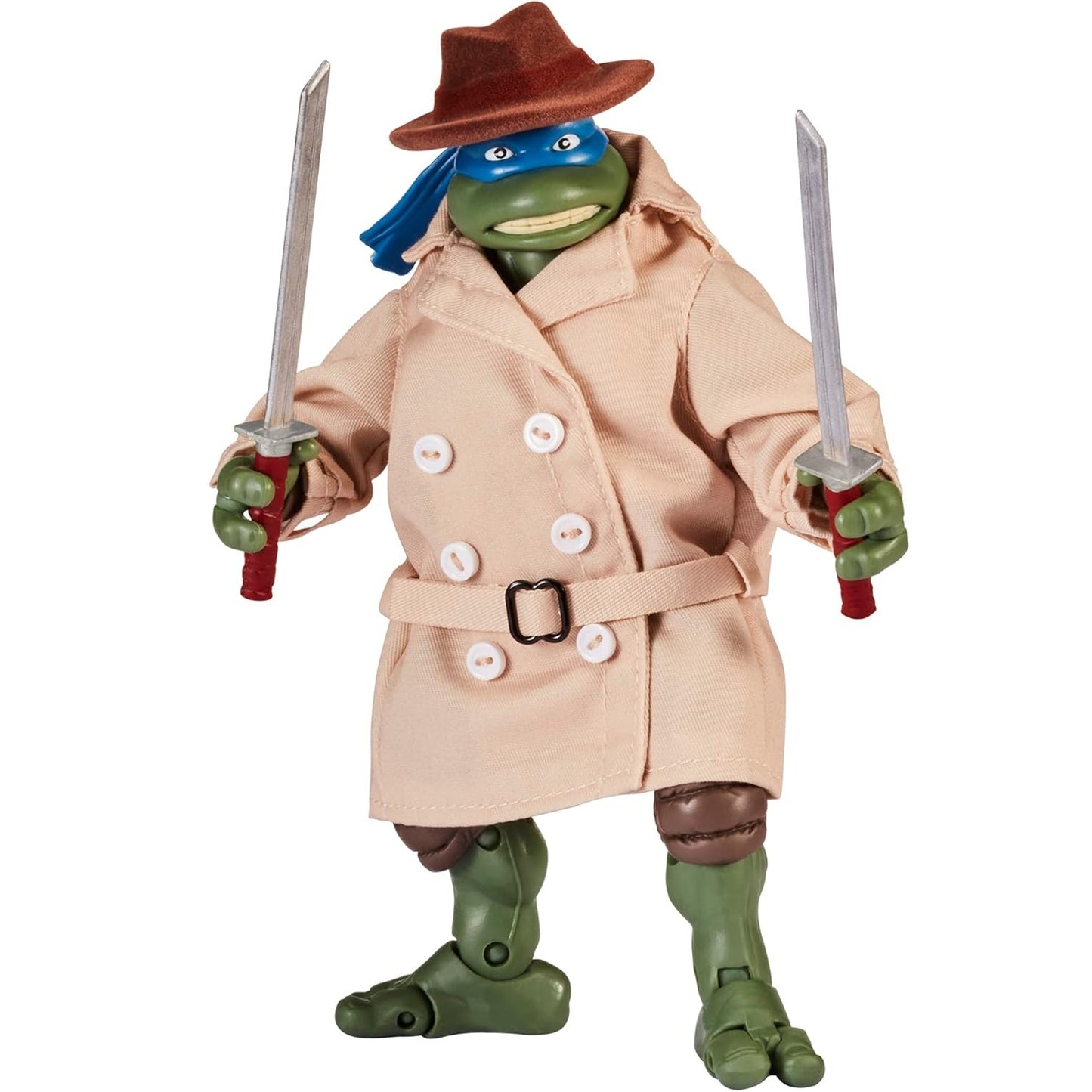 Les Tortues Ninja, figurine 6" Léo déguisé Ninja Elite Series en action