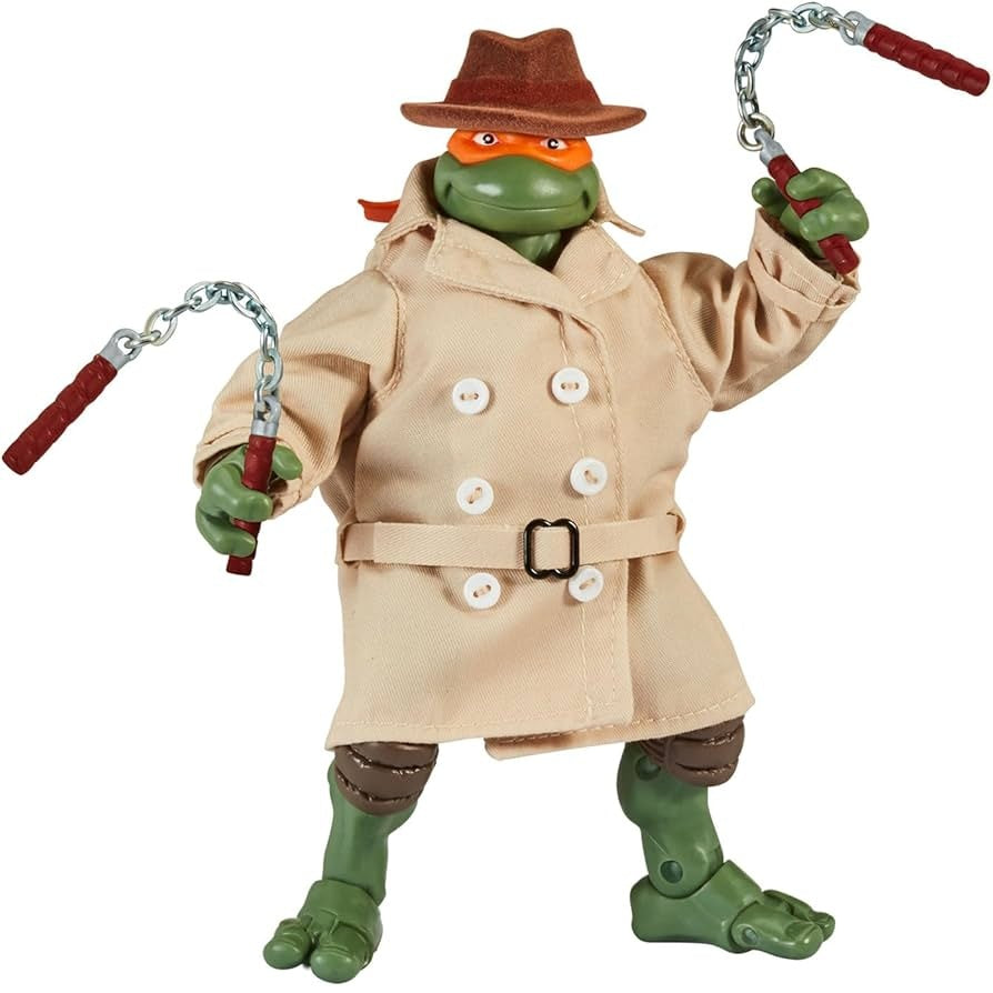 Les Tortues Ninja, figurine 6" Mickey déguisé Ninja Elite Series (Playmates Toys) en action
