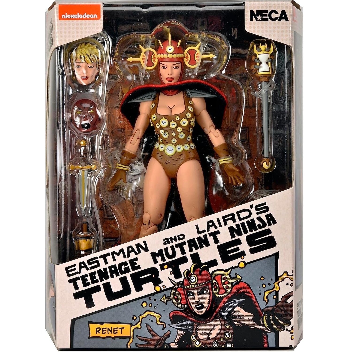 Les Tortues Ninja figurine 7" Renet comic book (Neca) en boite