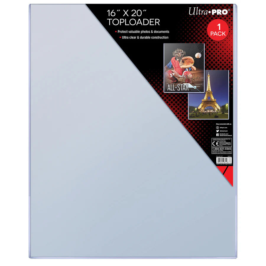 Ultra PRO, 16" x 20" toploader single (81187)