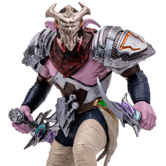 World of Warcraft, figurine Common Elf Druid McFarlane en gros plan