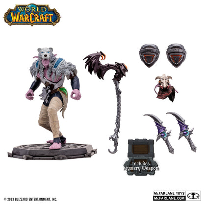 World of Warcraft, figurine Common Elf Druid McFarlane avec accessoires