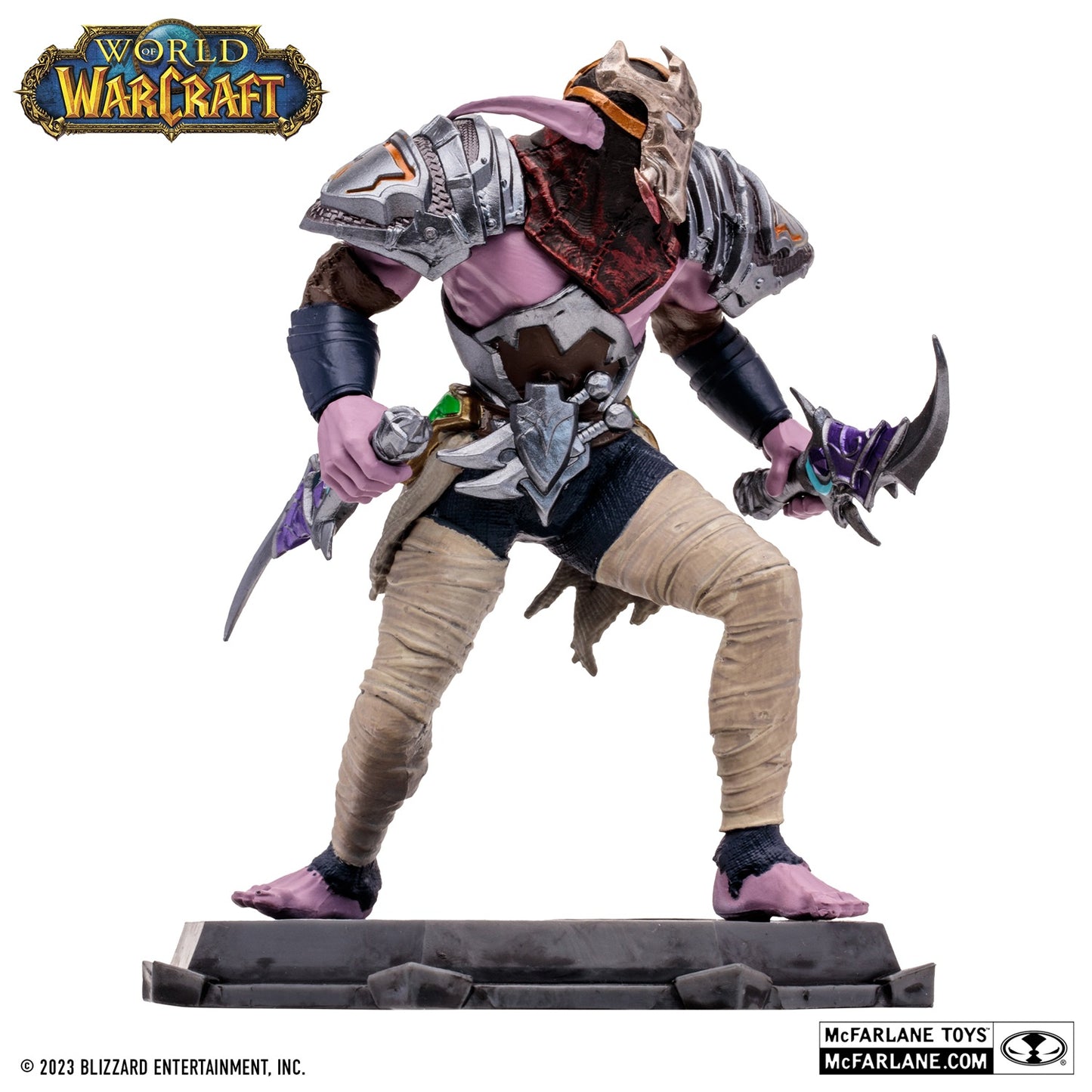 World of Warcraft, figurine Common Elf Rogue McFarlane  de profil