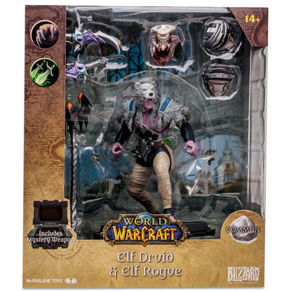 World of Warcraft, figurine Common Elf Druid McFarlane en boite