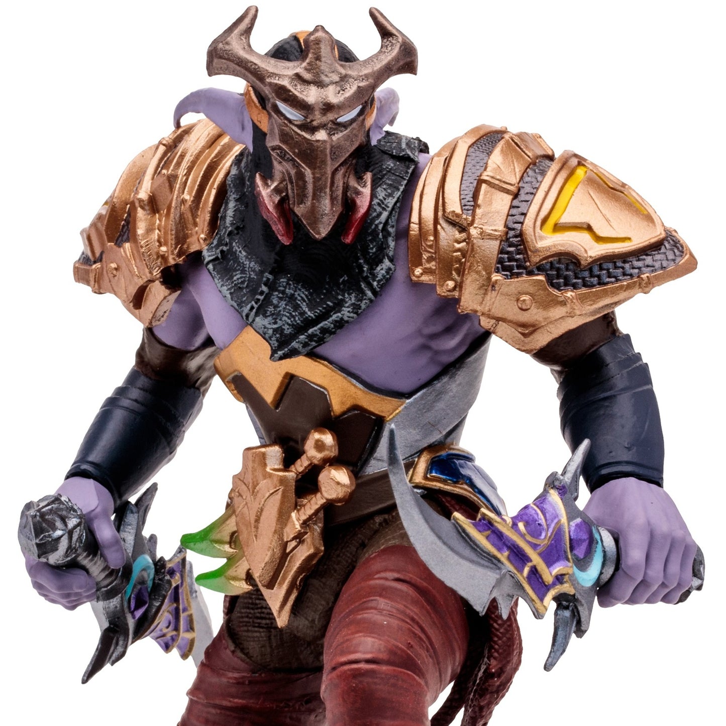 World of Warcraft, figurine Elf Druid McFarlane en gros plan