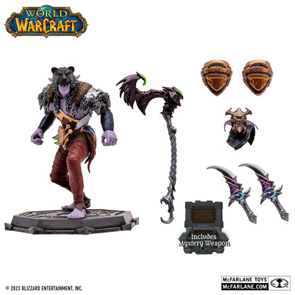 World of Warcraft, figurine Elf Druid McFarlane avec accessoires