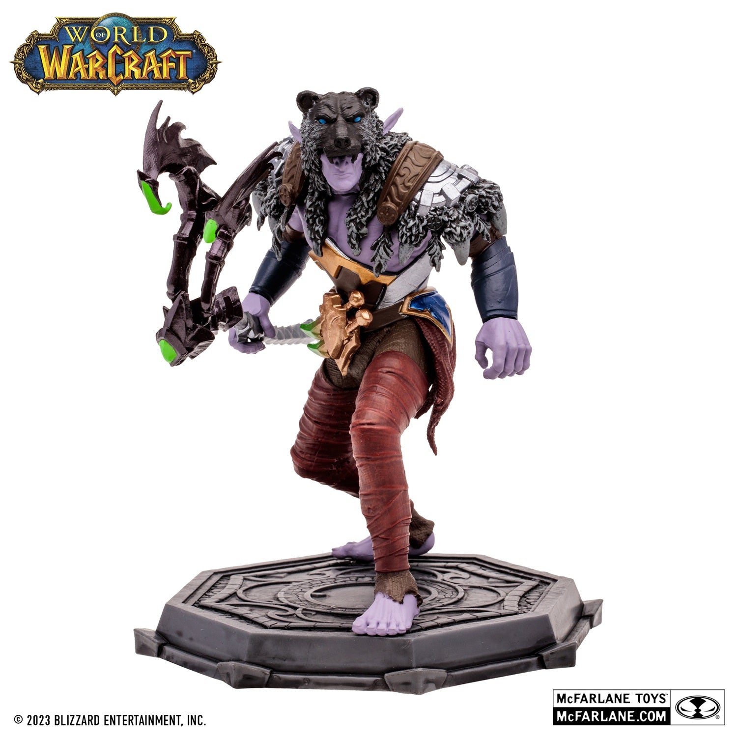 World of Warcraft, figurine Elf Druid McFarlane de face