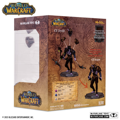 World of Warcraft, figurine Elf Druid McFarlane arrière de la boite