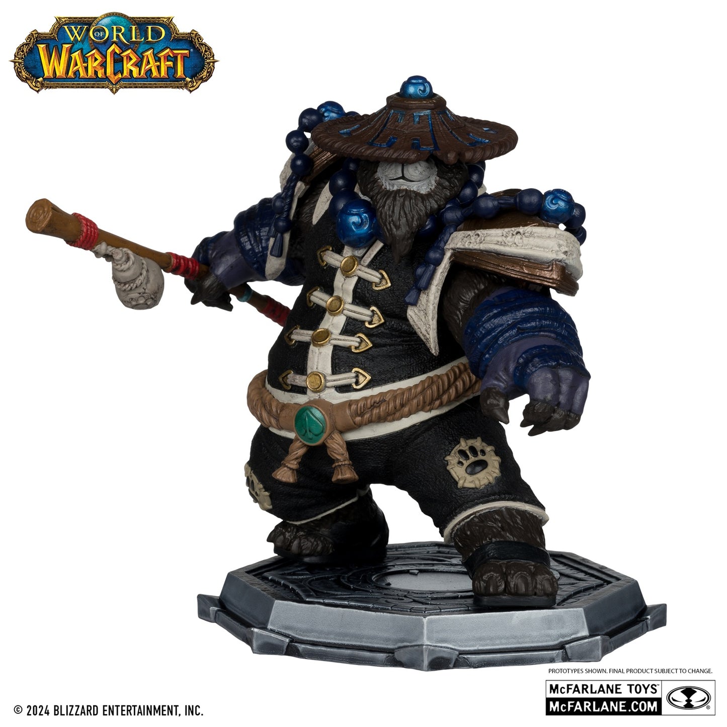 World of Warcraft, figurine Pandarem Monk McFarlane de face
