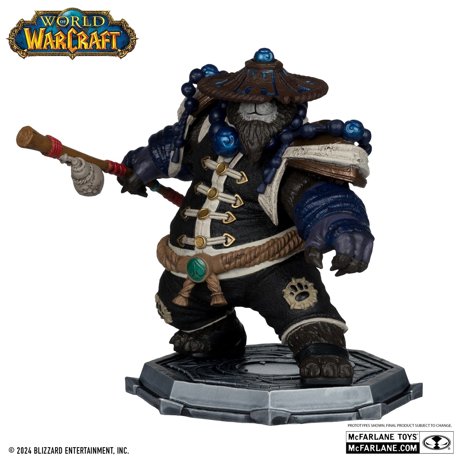 World of Warcraft, figurine Pandarem Monk McFarlane de face