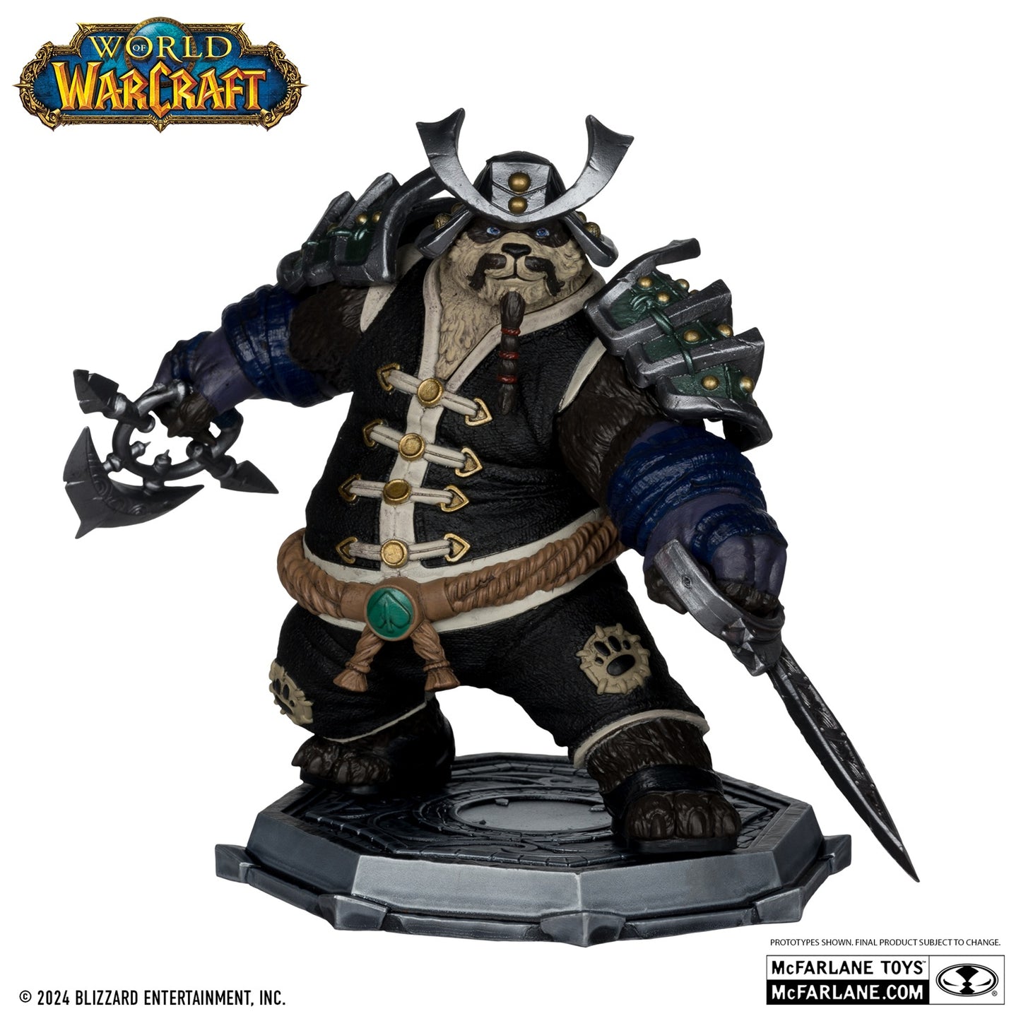 World of Warcraft, figurine Pandarem Rogue McFarlane de face