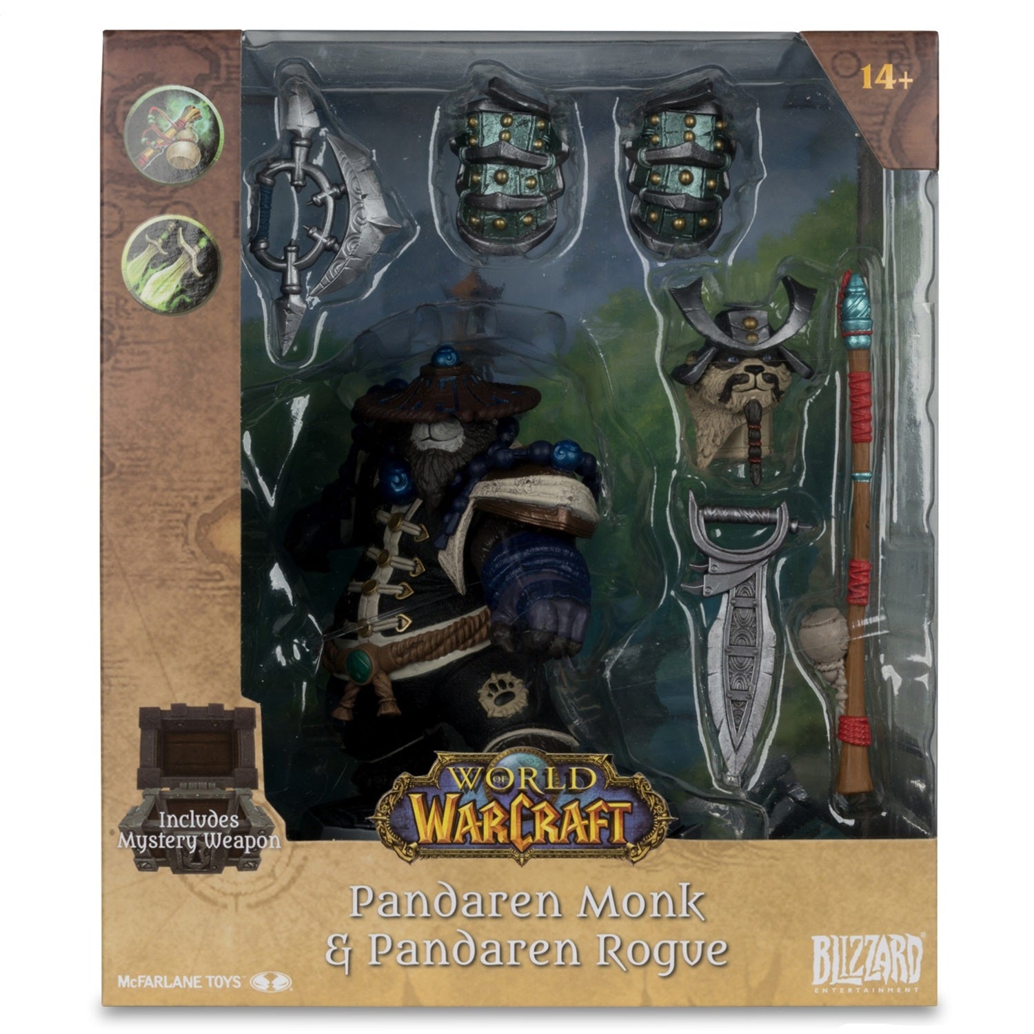 World of Warcraft, figurine Pandarem Monk McFarlane en boite