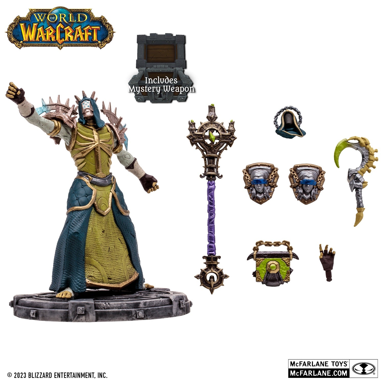 World of Warcraft figurine Undead Priest McFarlane avec accessoires
