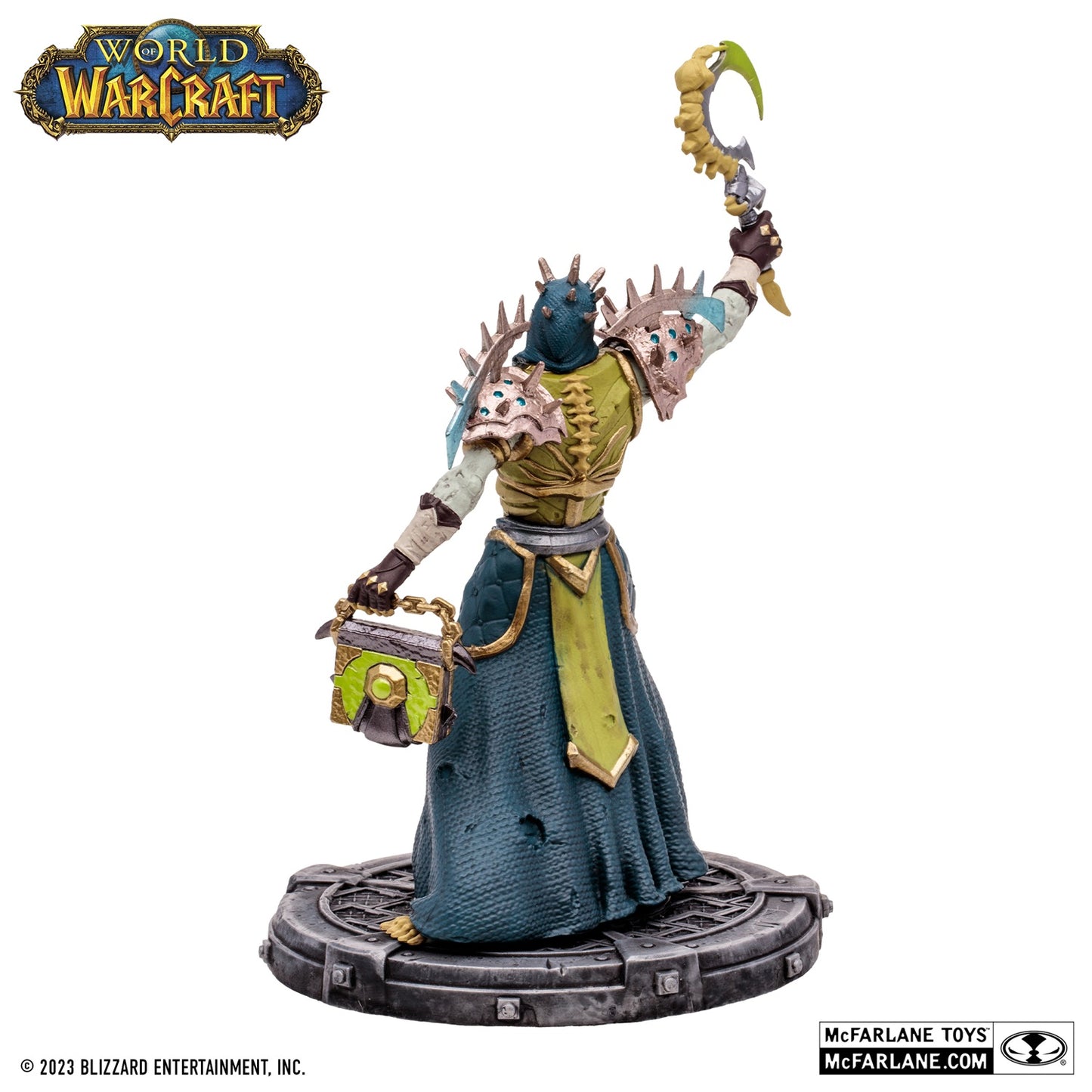 World of Warcraft figurine Undead Priest McFarlane de dos