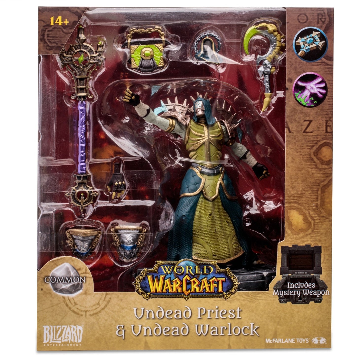 World of Warcraft figurine Undead Priest McFarlane en boite