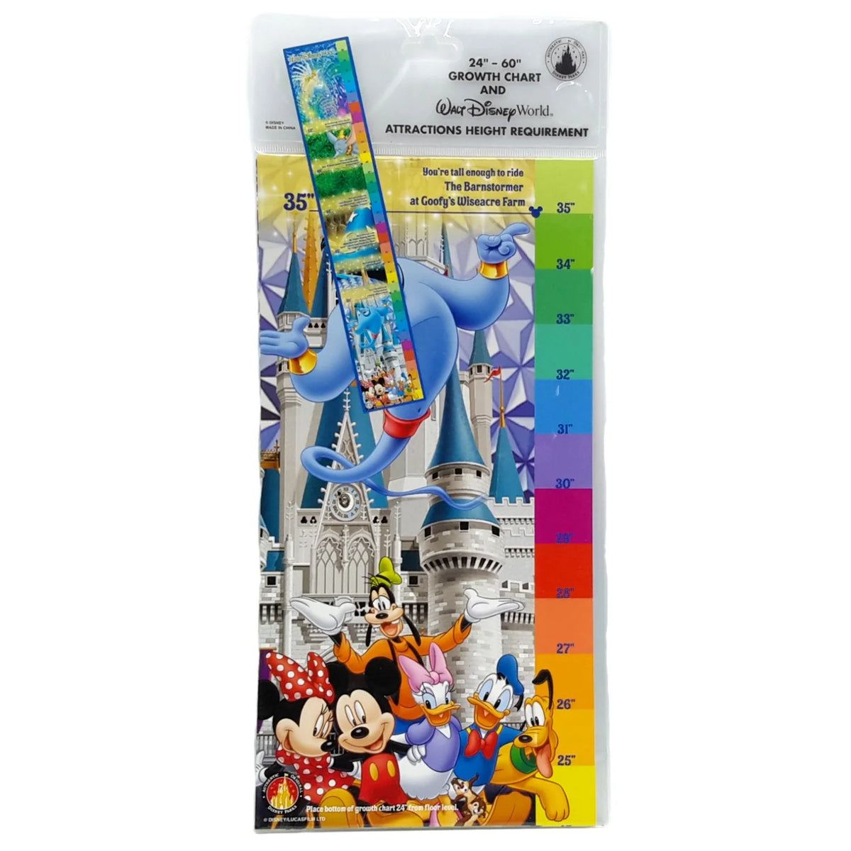 Toise de croissance Walt Disney World vue de devant