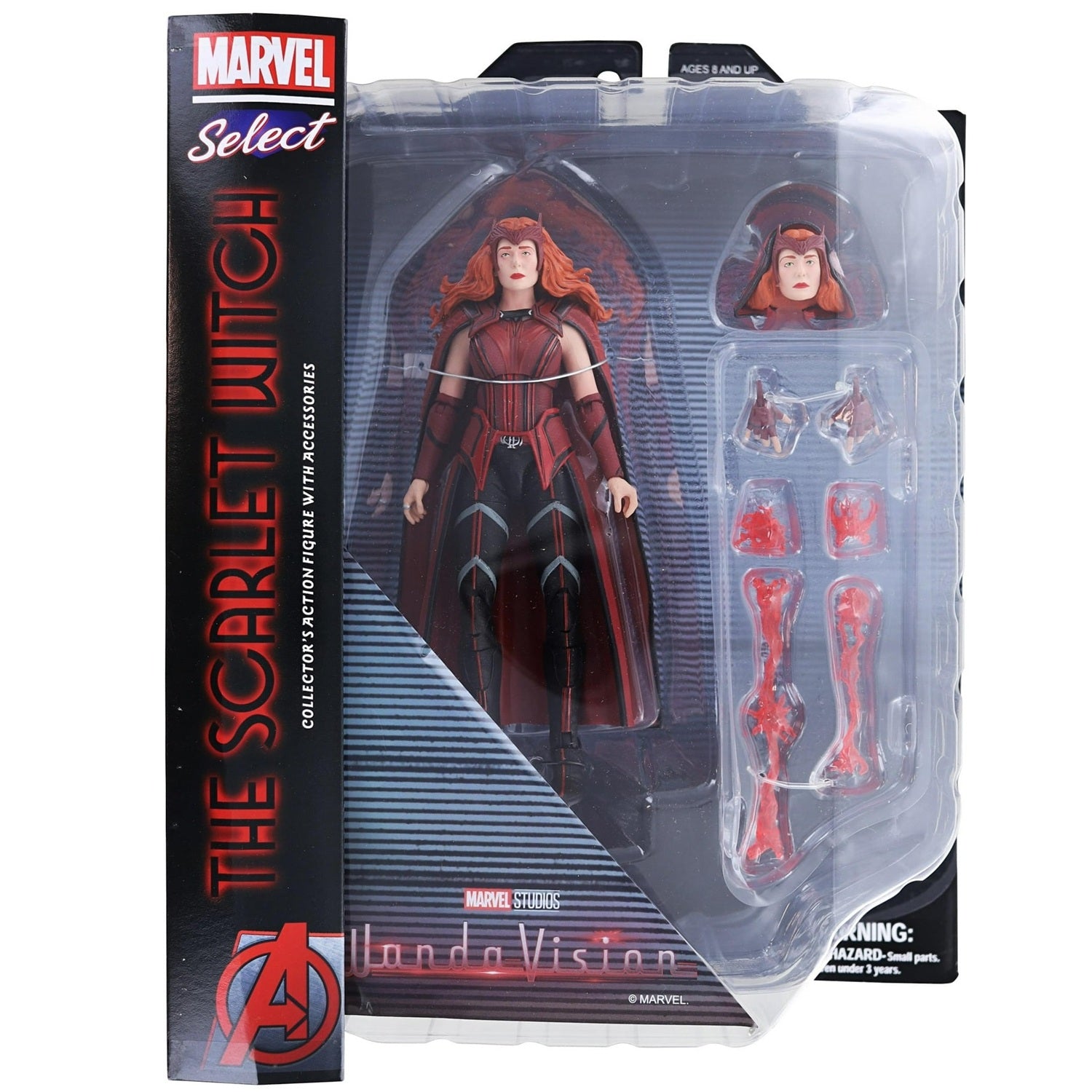 Figurine Scarlet Witch Wandavision Marvel Select en boite