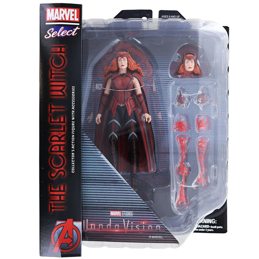 Figurine Scarlet Witch Wandavision Marvel Select en boite
