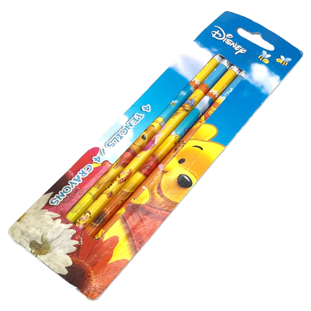 Ensemble des 4 crayons Winnie the Pooh